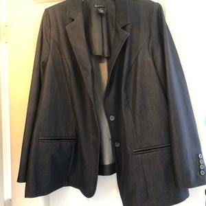 Lane Bryant blazer in denim blue size 22